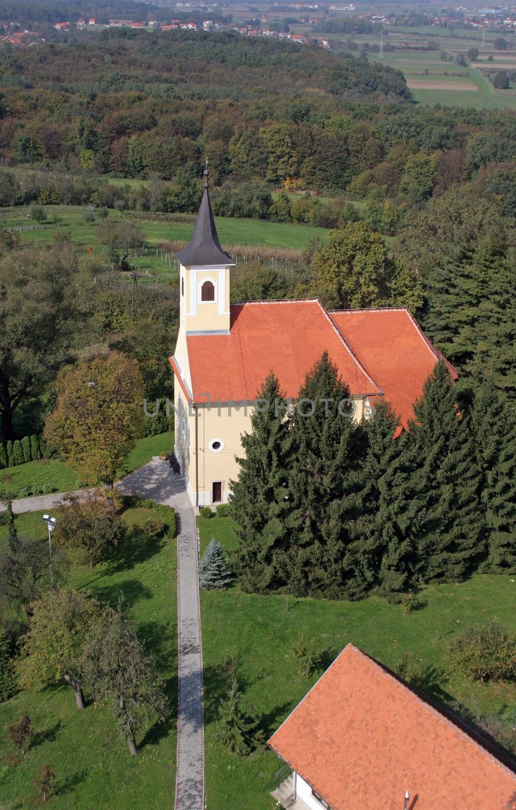 Church of St. John the Apostle and Evangelist in Cerje, Croatia