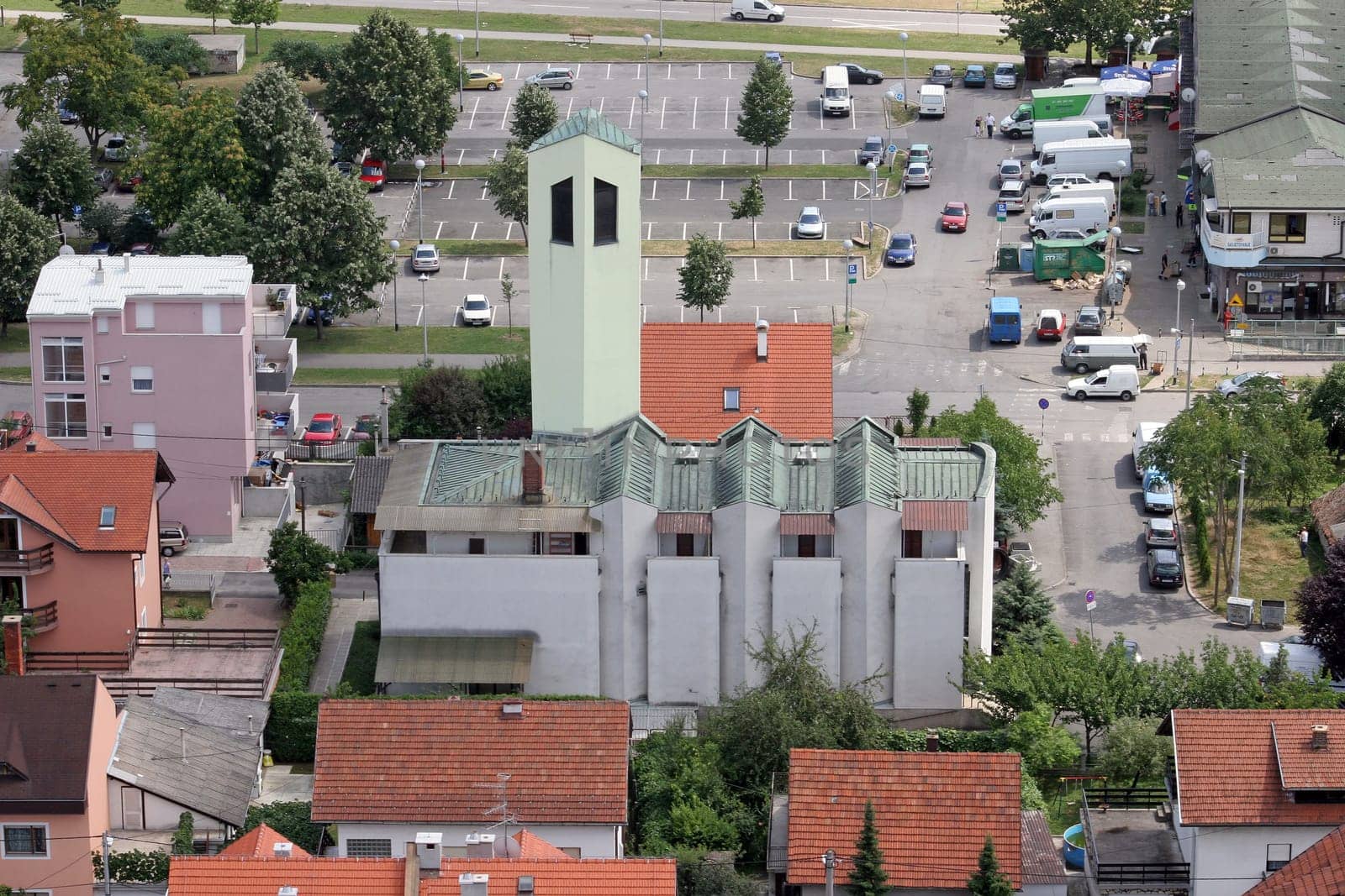 Church of Our Lady of Sorrows in Spansko, Zagreb, Croatia