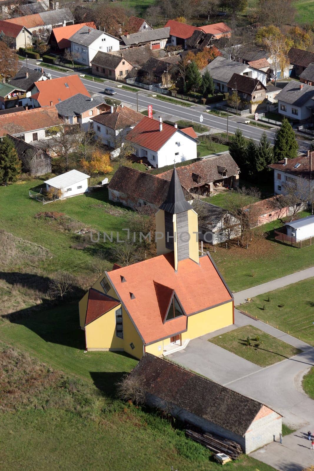 Chapel of Saint John the Baptist in Busevec, Croatia