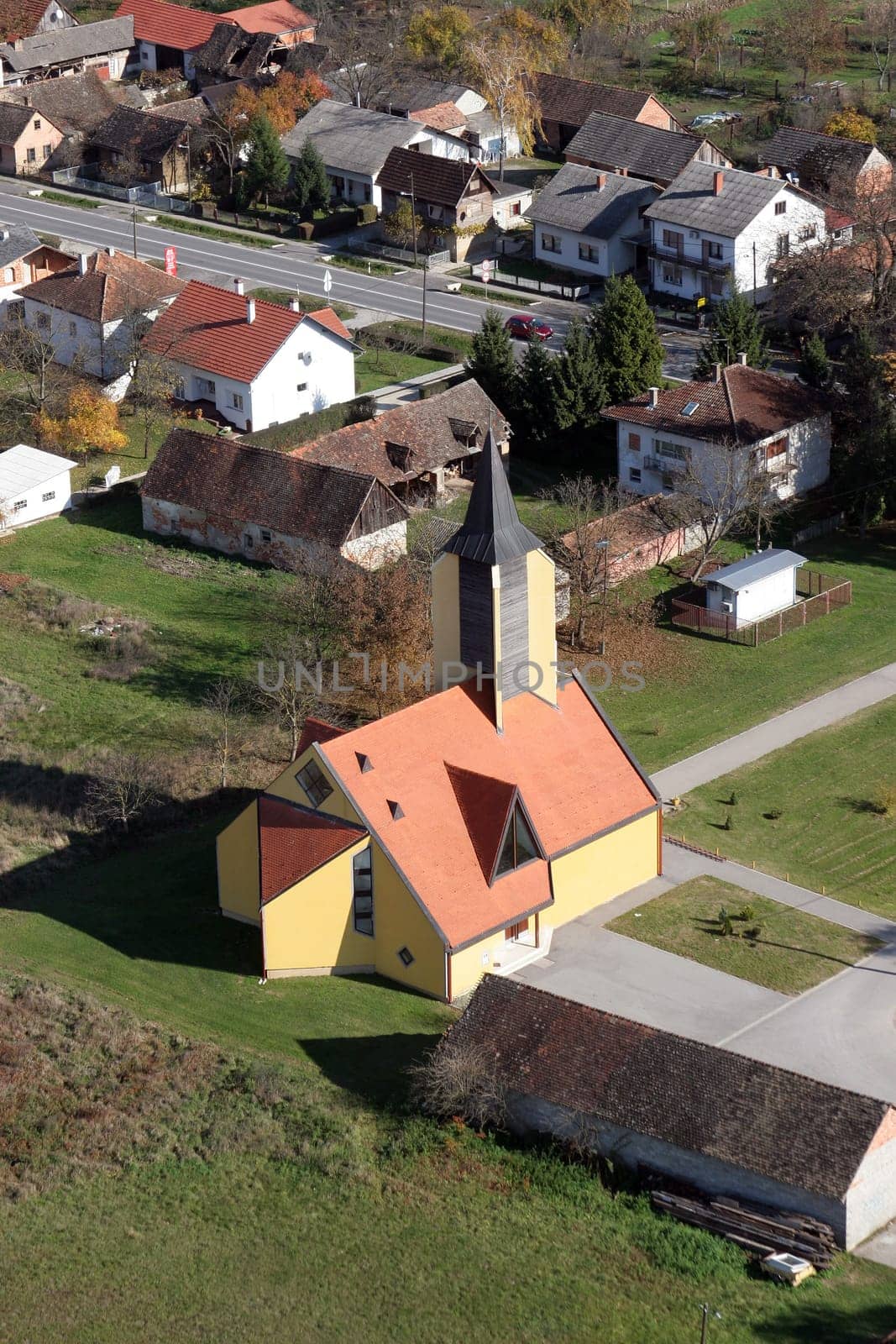 Chapel of Saint John the Baptist in Busevec, Croatia
