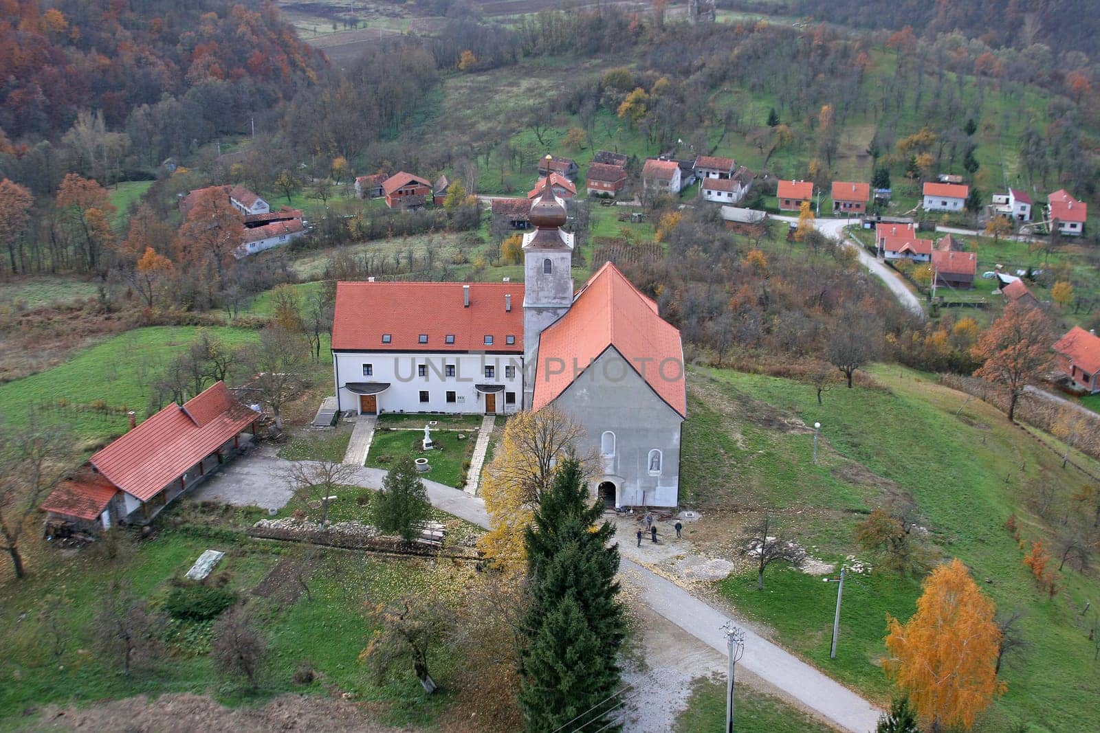 Franciscan monastery and church of Saint Anthony of Padua in Cuntic, Croatia