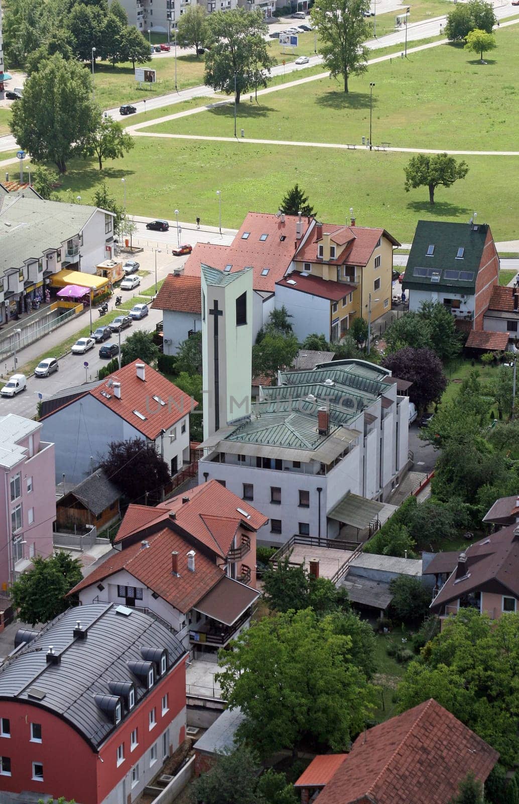 Church of Our Lady of Sorrows in Spansko, Zagreb, Croatia