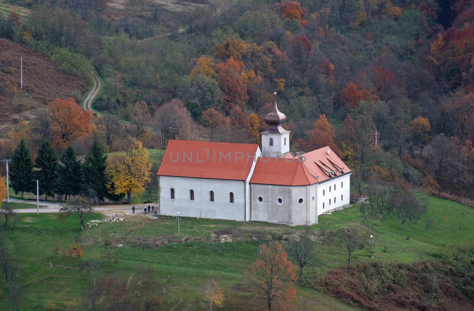 Franciscan monastery and church of Saint Anthony of Padua in Cuntic, Croatia