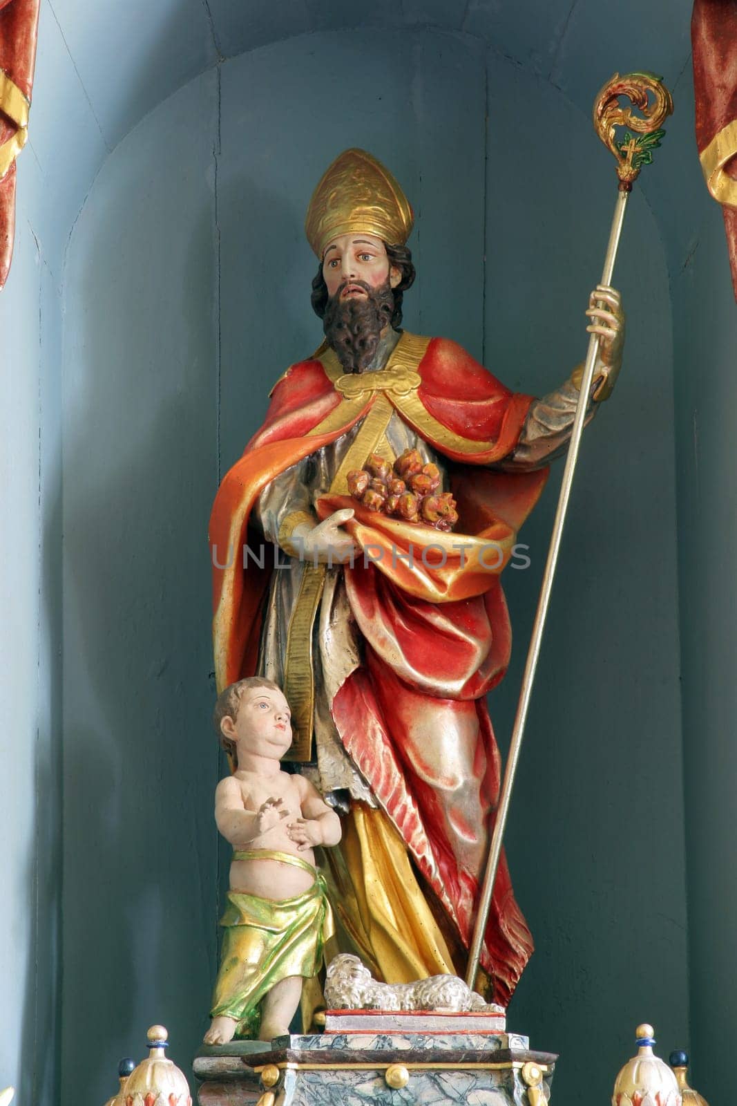 Saint Brice, Main altar in the Church of the Saint Brice of Tours in Brckovljani, Croatia