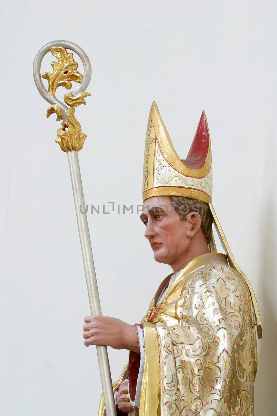 Blessed Augustin Kazotic, statue in the parish church of St. Paul in Retkovec, Zagreb, Croatia