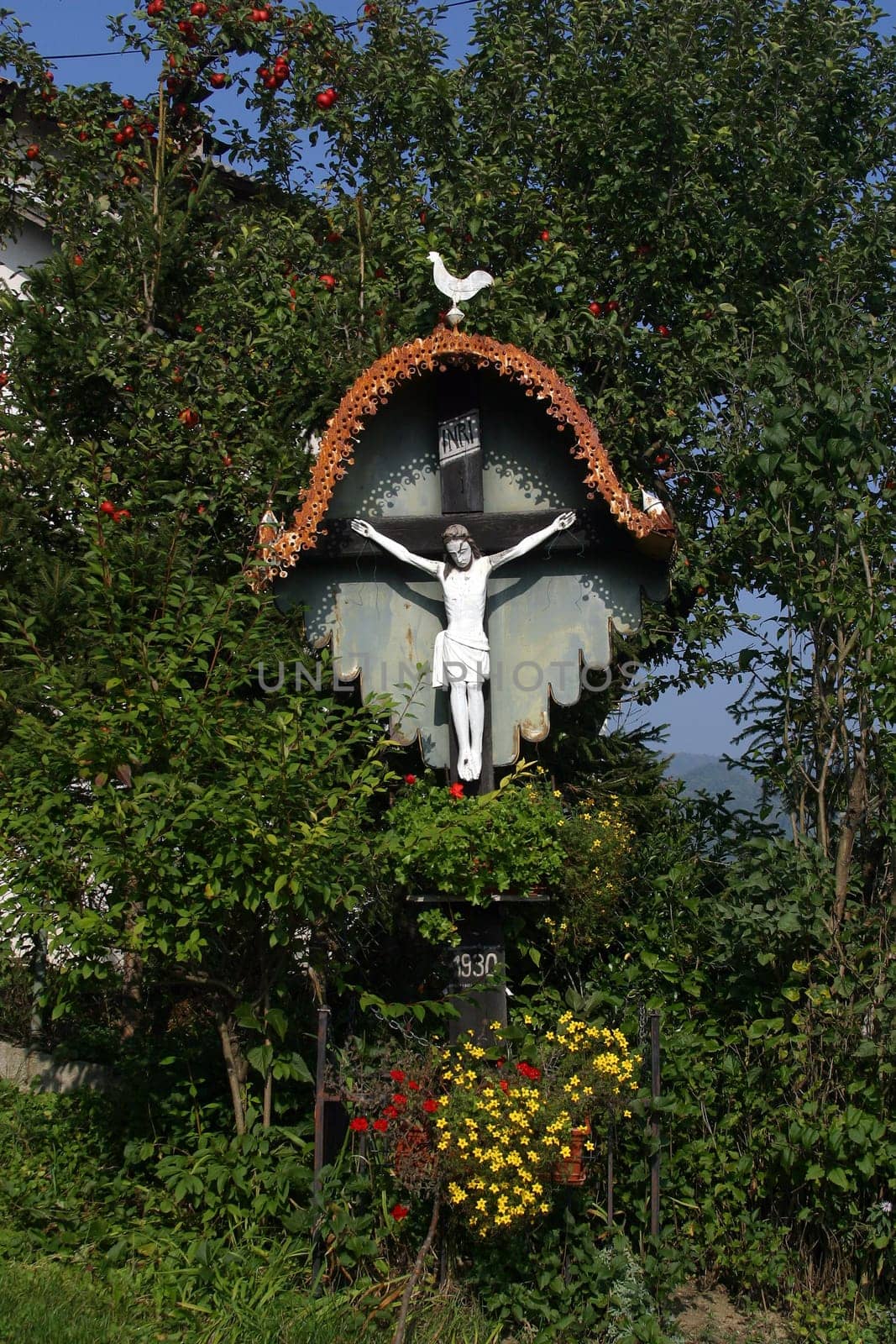 Roadside Crucifix in Vinagora, Zagorje region, Croatia