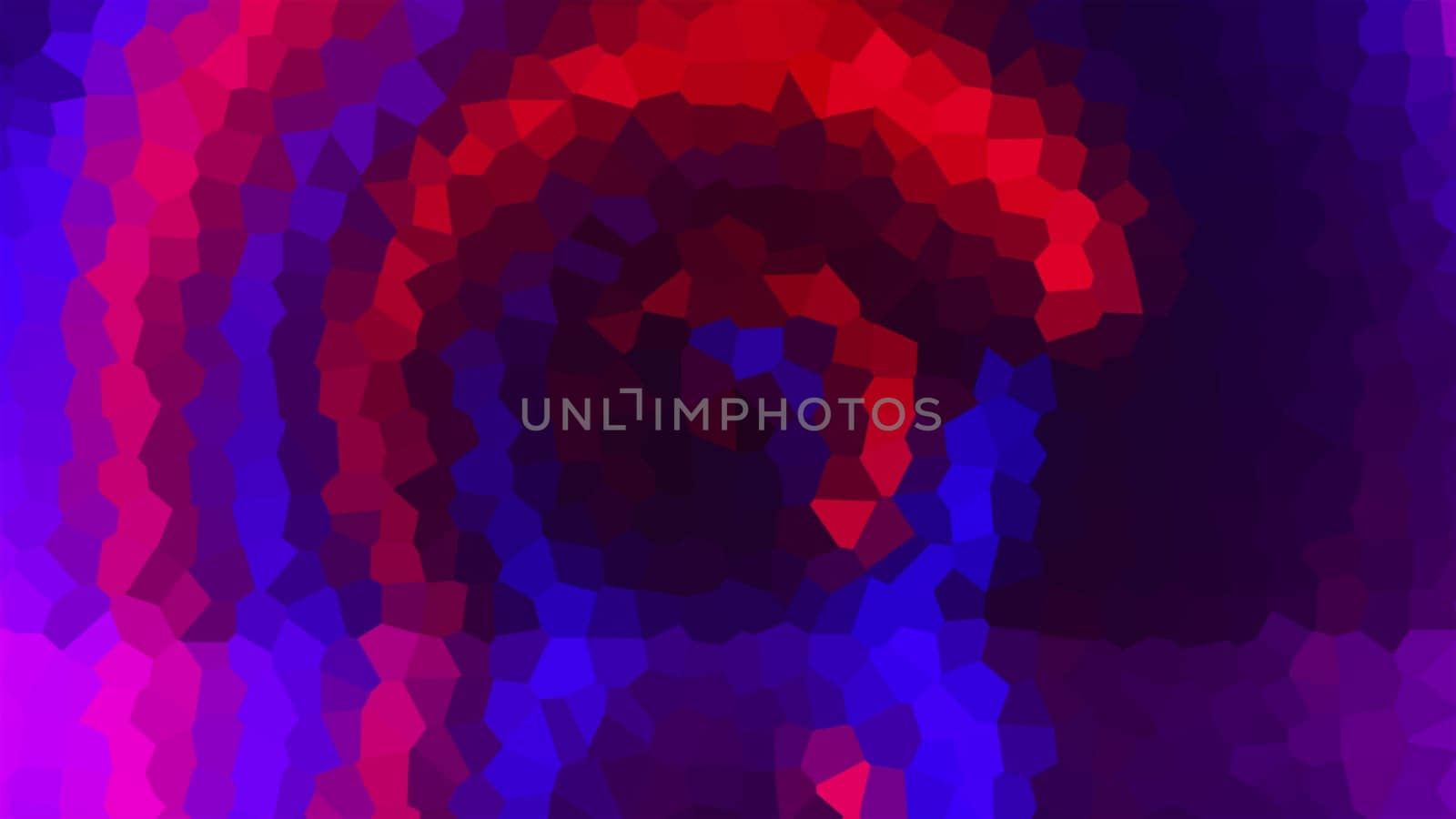 Polygonal textures in 3d render of antique wavy tracery. Ancient interior painting in creative roman and greek style. Triangular geometric shapes in digital warping.