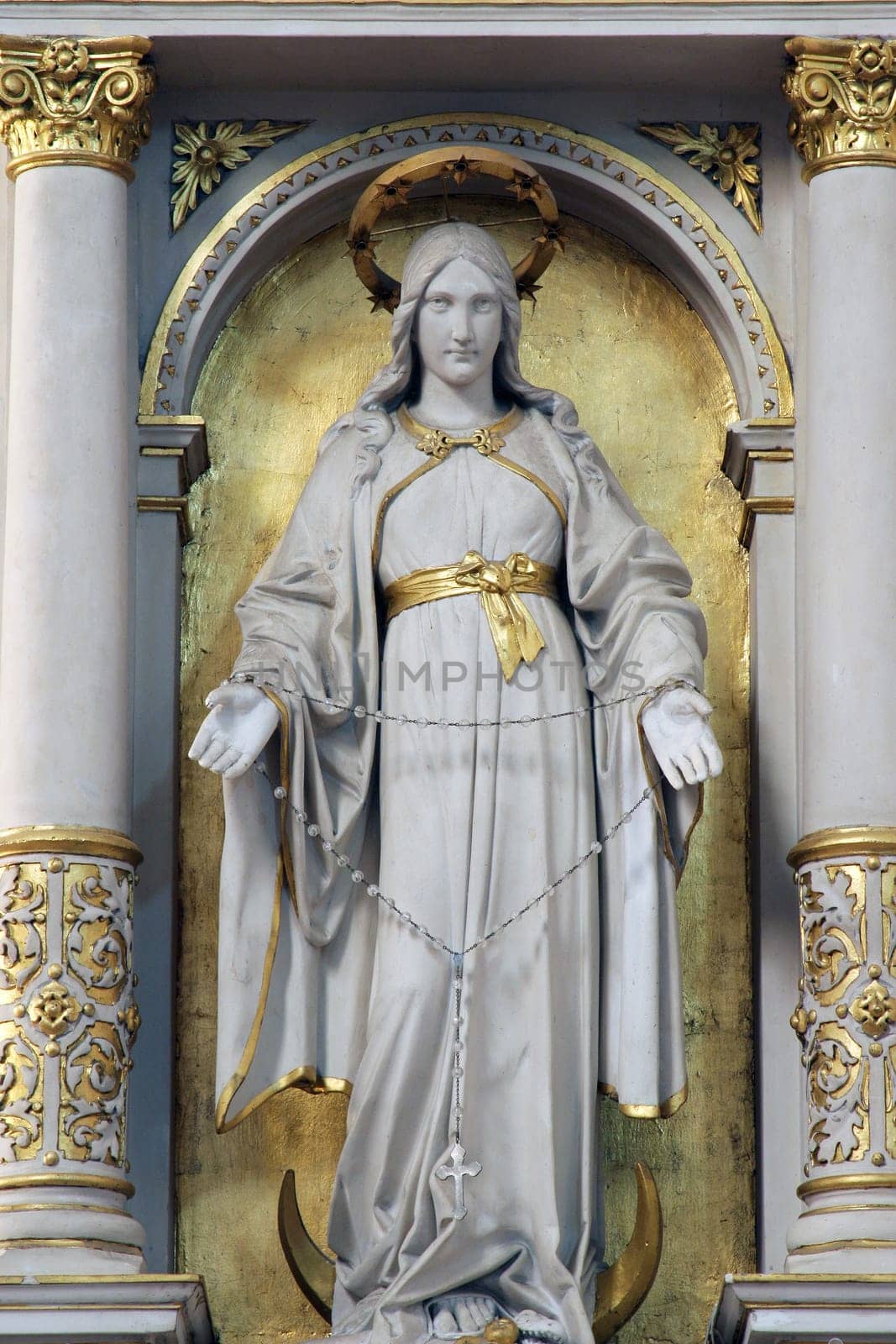 Blessed Virgin Mary, altar in the Cathedral of Saint Teresa of Avila in Bjelovar, Croatia