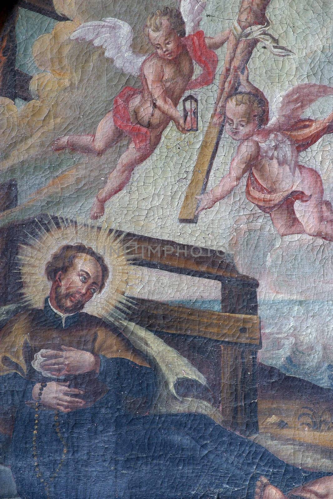 St. Francis Xavier, altarpiece on the altar of St. Three Kings in the church of Our Lady of the Snows in Volavje, Croatia