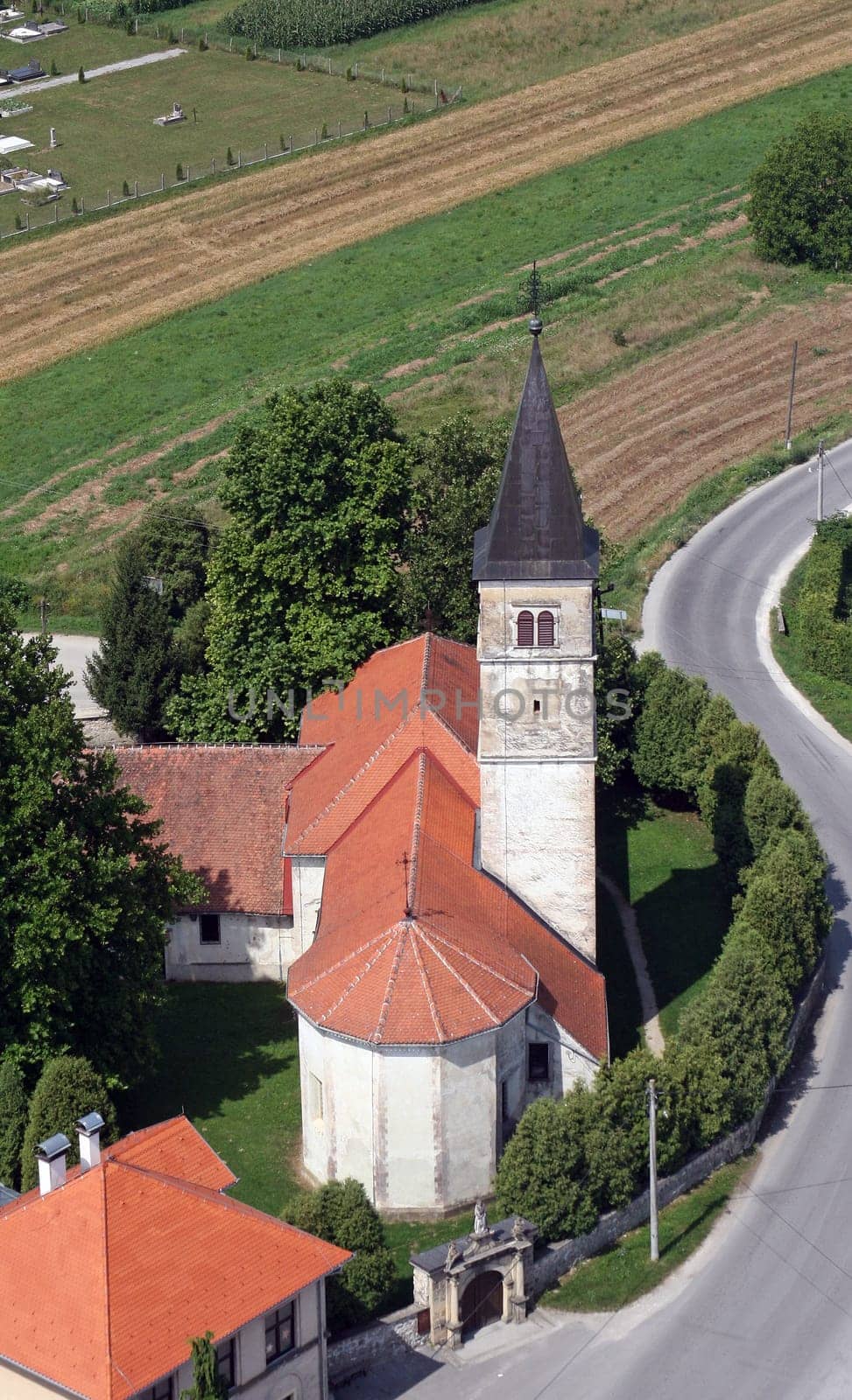 Church of the Our Lady of the Snows in Volavje, Croatia