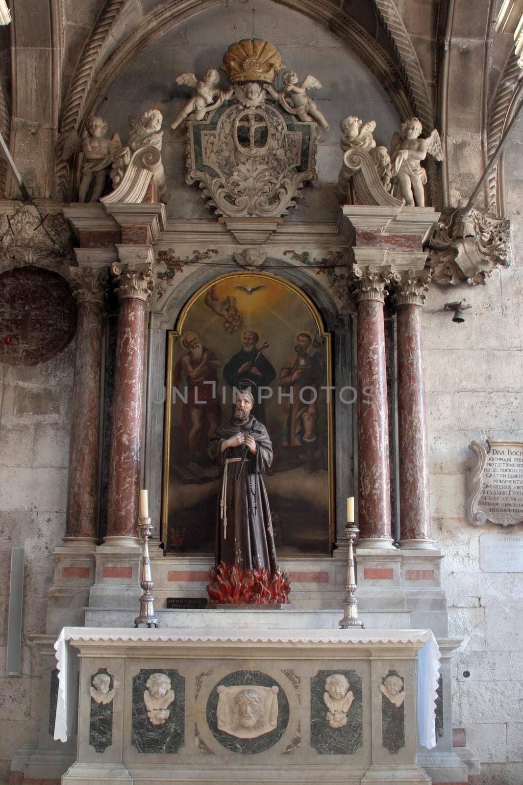 Saint Nicholas Tavelic, altar in the Cathedral of St. James in Sibenik, Croatia