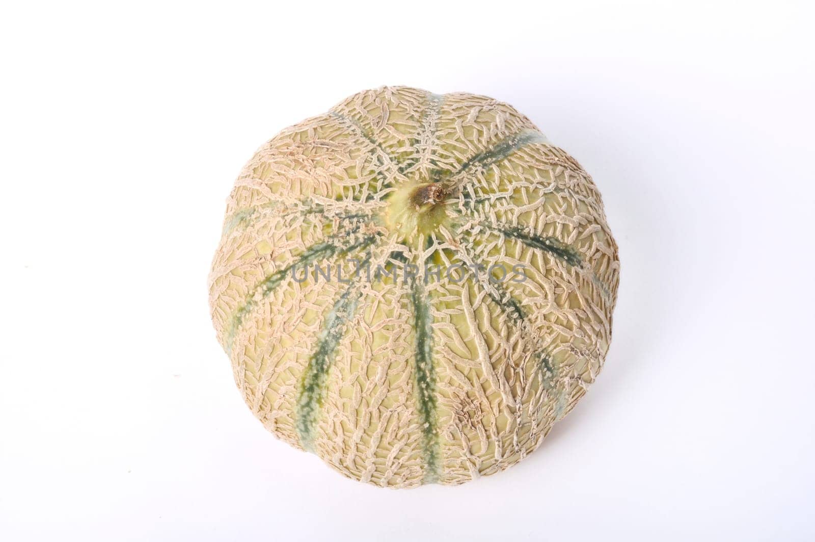 Melon on a white background