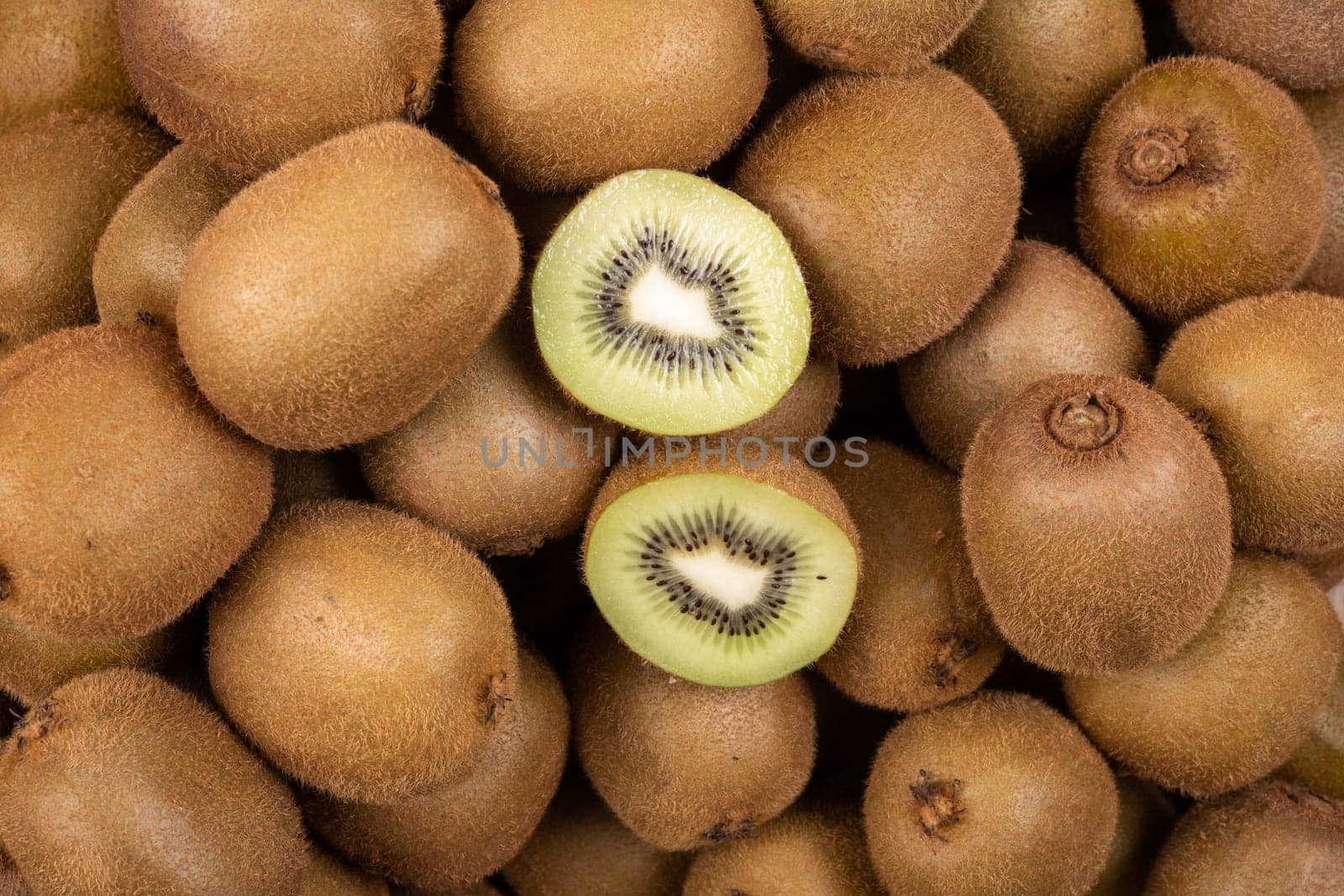 Kiwi fruit harvest as a bacgroung