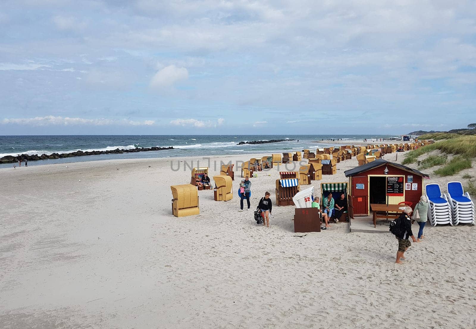 Baltic Sea beach near Wustrow in Mecklenburg Vorpommern is one of the most beautiful beaches in Germany. The Baltic Sea beach near Wustrow in Mecklenburg Western Pomerania is one of the most beautiful beaches in Germany.
