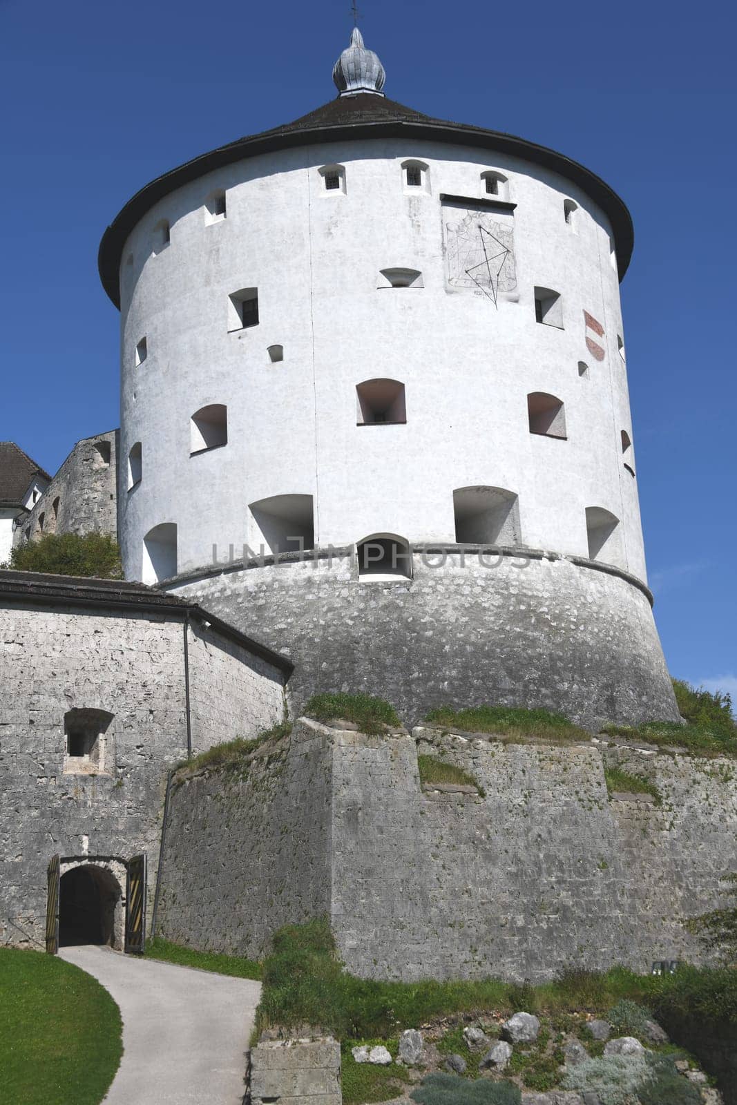 In 1205 the Kufstein Fortress in Austria,Tyrol was first mentioned in a document. The fortress is the landmark of Kufstein. It is located on the 90m high rock mountain directly on the river Inn