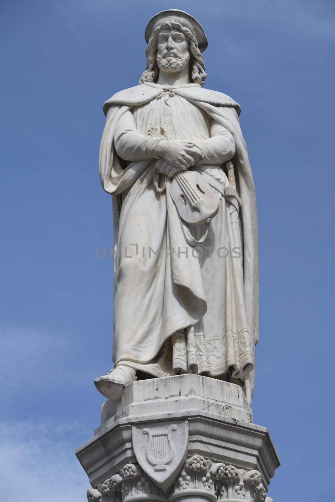 In 1889 a memorial was dedicated to the poet and lyric poet Walther von der Vogelweide on Waltherplatz in Bolzano. It is made of Lasa marble. The city is located in South Tyrol,Italy,Europe