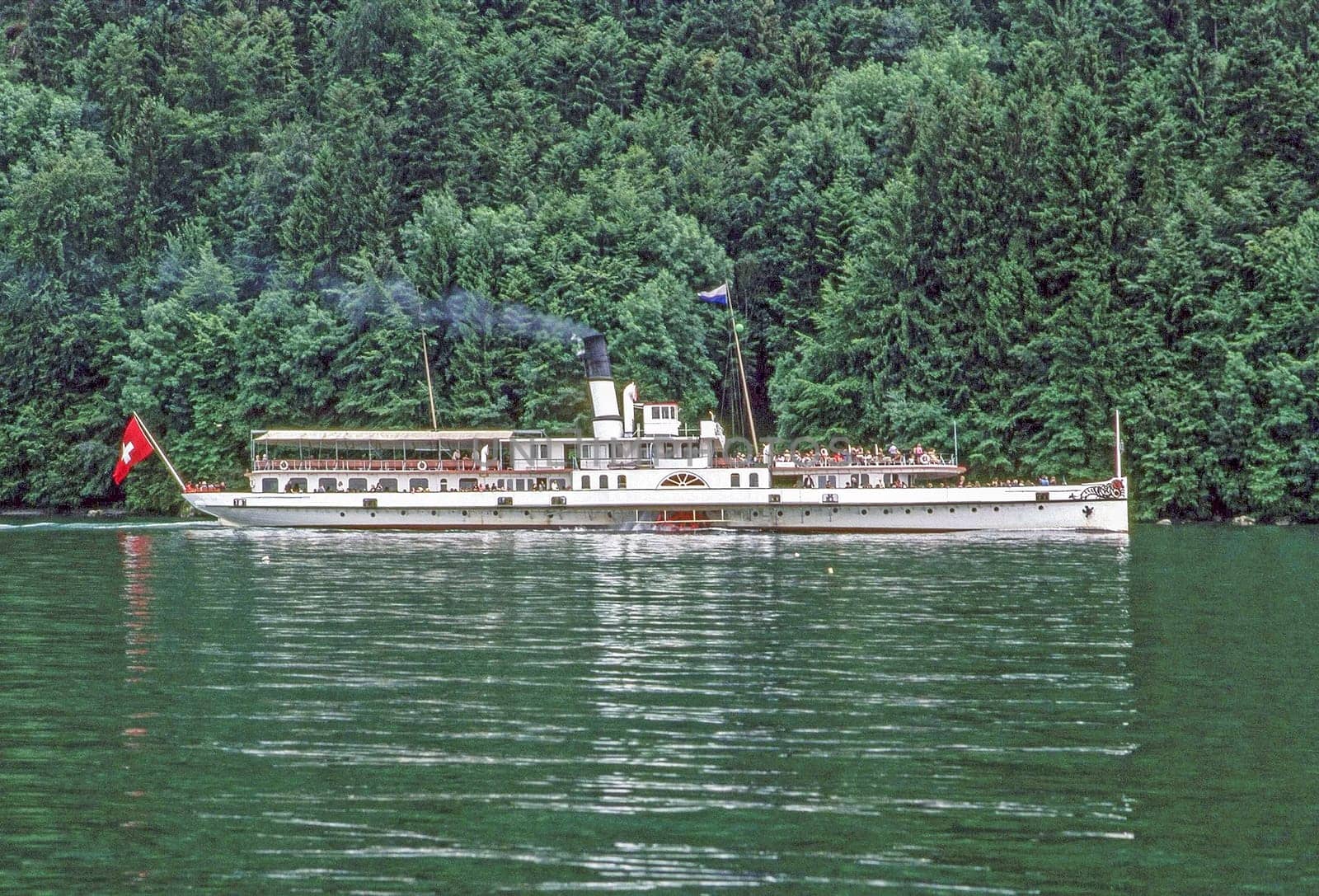 Sightseeing Boat on Lake Lucerne, Switzerland