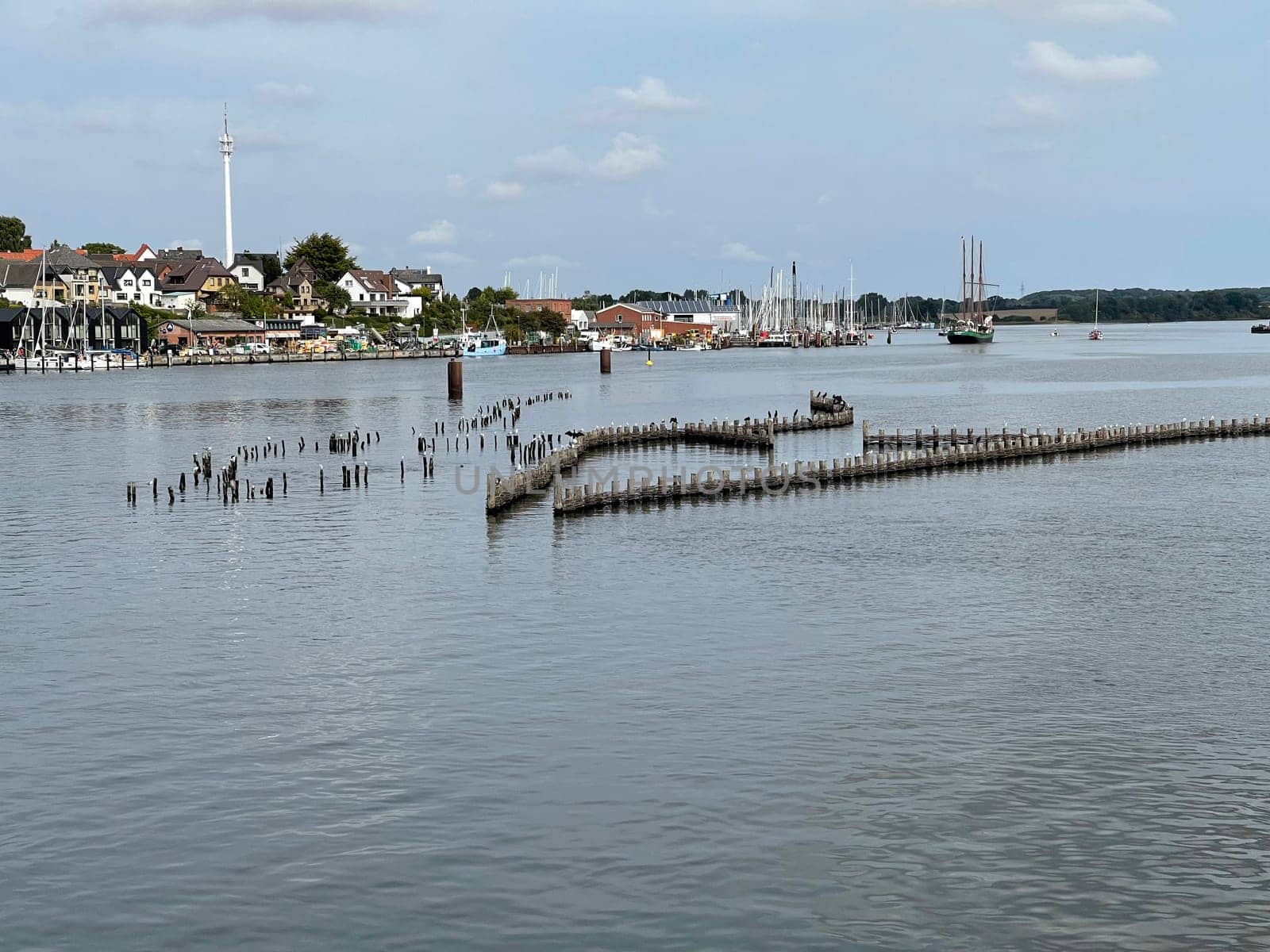 Herring fence in the town of Kappeln is a unique document of fishing in the Schlei. It is the last fully functional herring fence in Europe.