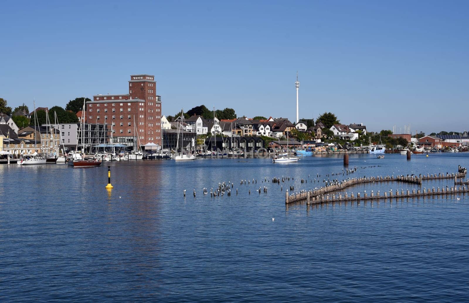 Herring fence in the town of Kappeln is a unique document of fishing in the Schlei. It is the last fully functional herring fence in Europe.