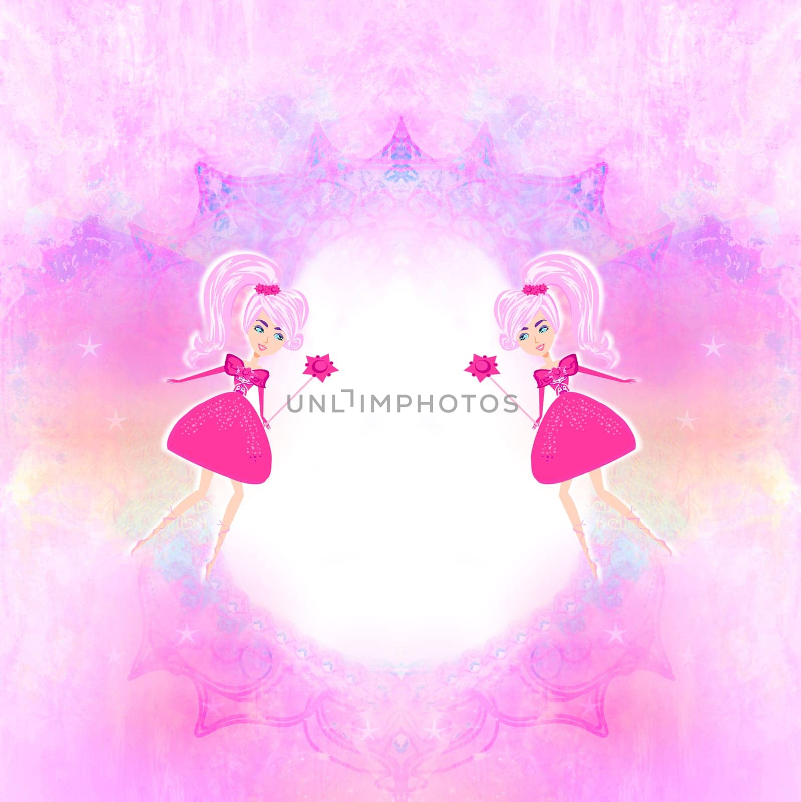 beautiful Fairy - Cute happy birthday card