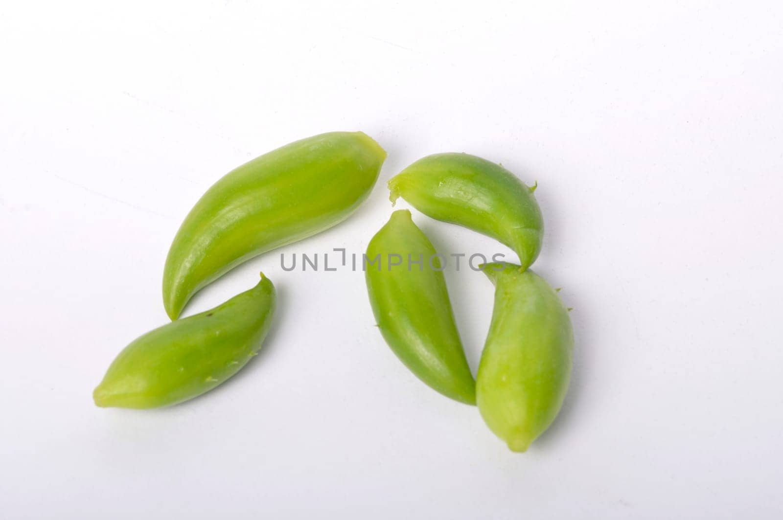 Achocha on a white background