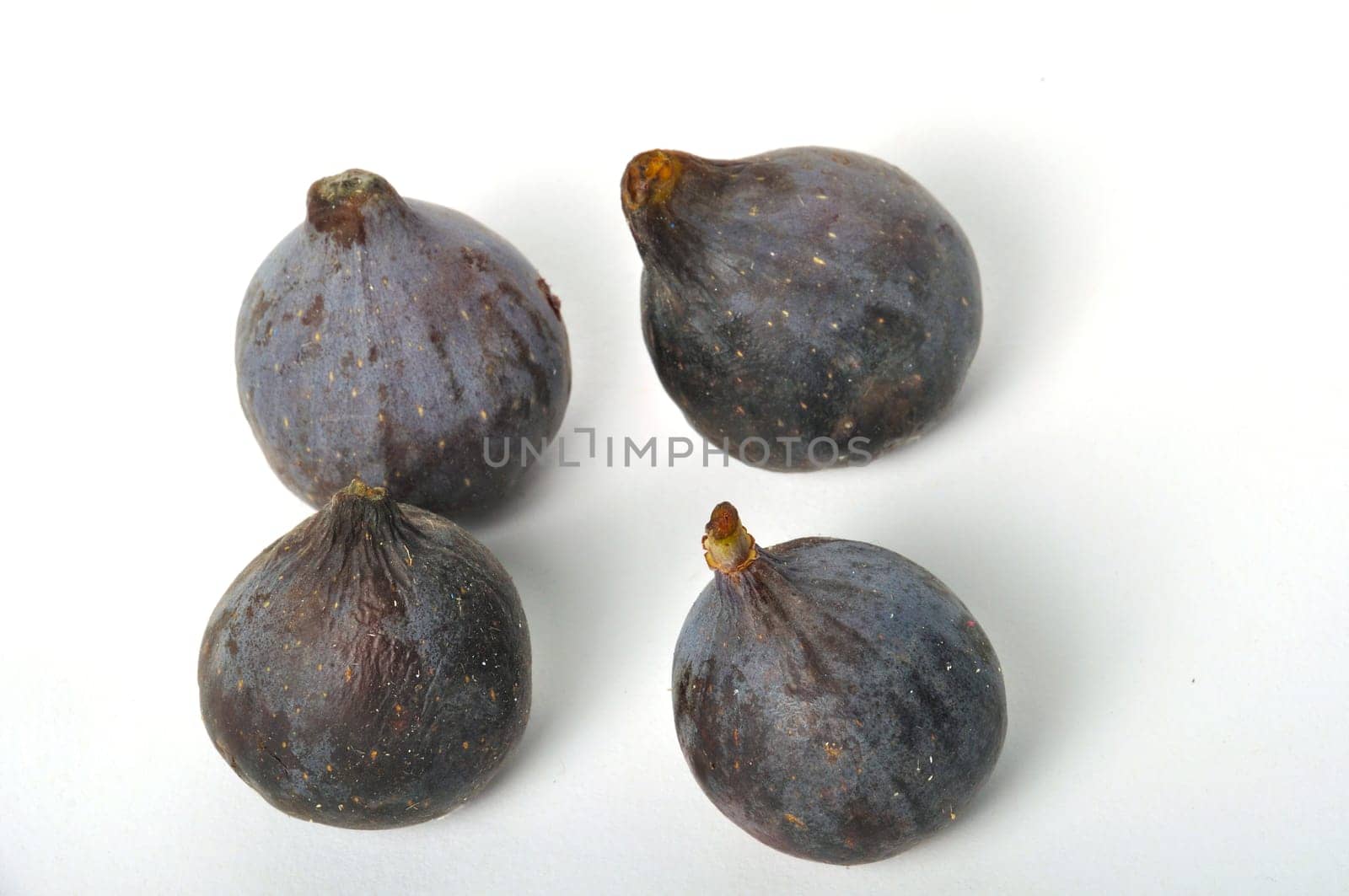 Spanish figs on a white background