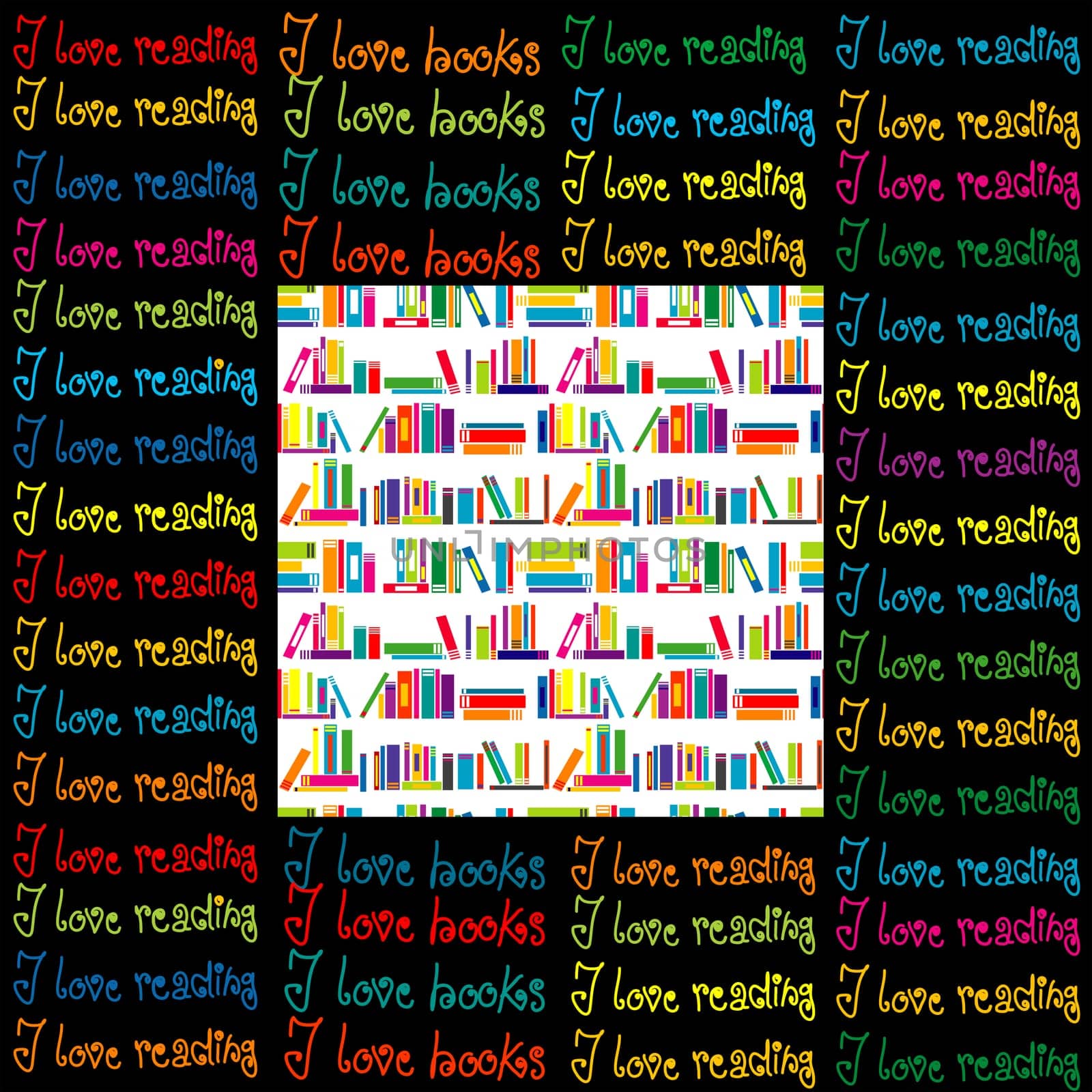 I love learning and I love books background