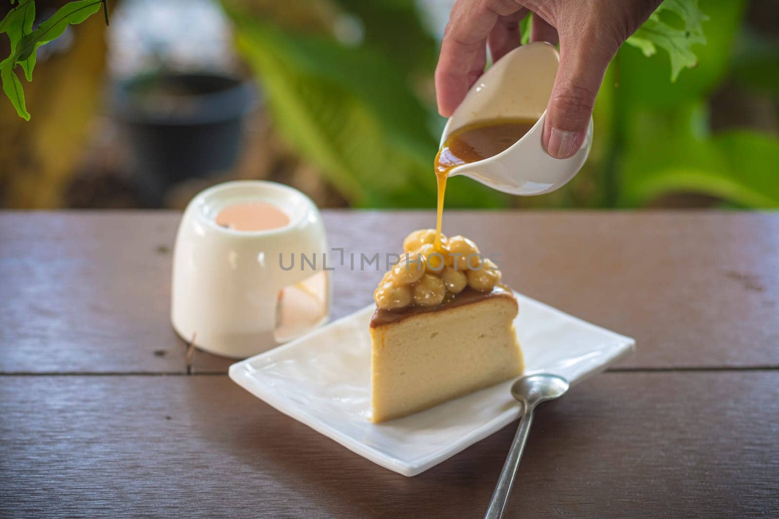 Macadamia Caramel Cake homemade cake