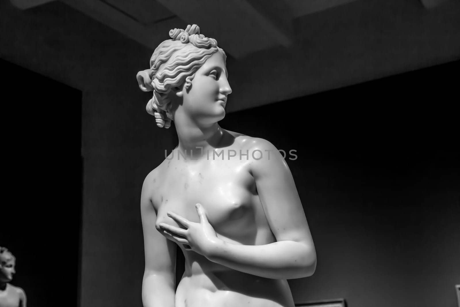 MILAN, ITALY - June 2020: Venere (Venus), 1817-1820, masterpiece of the sculptor Antonio Canova