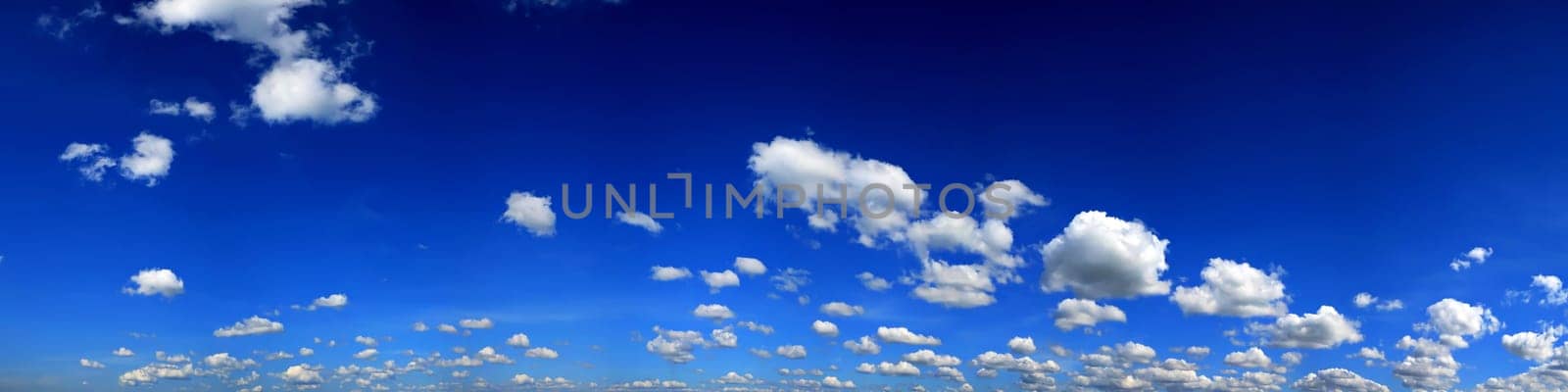 White clouds with a blue sky