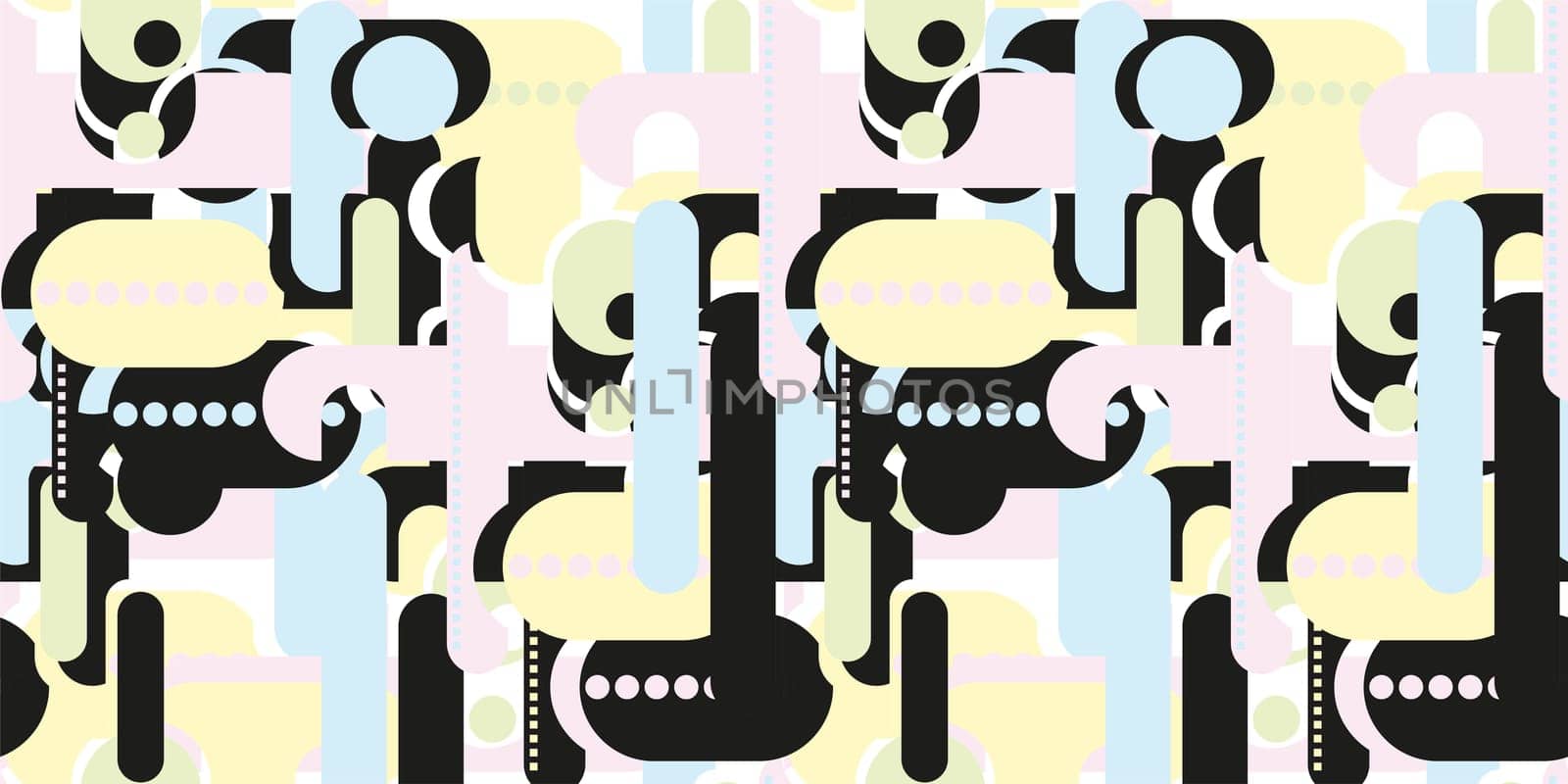 Abstract geometric pattern. Modern dynamic drawing Design of fabrics, textiles and packaging items. Digital paper.