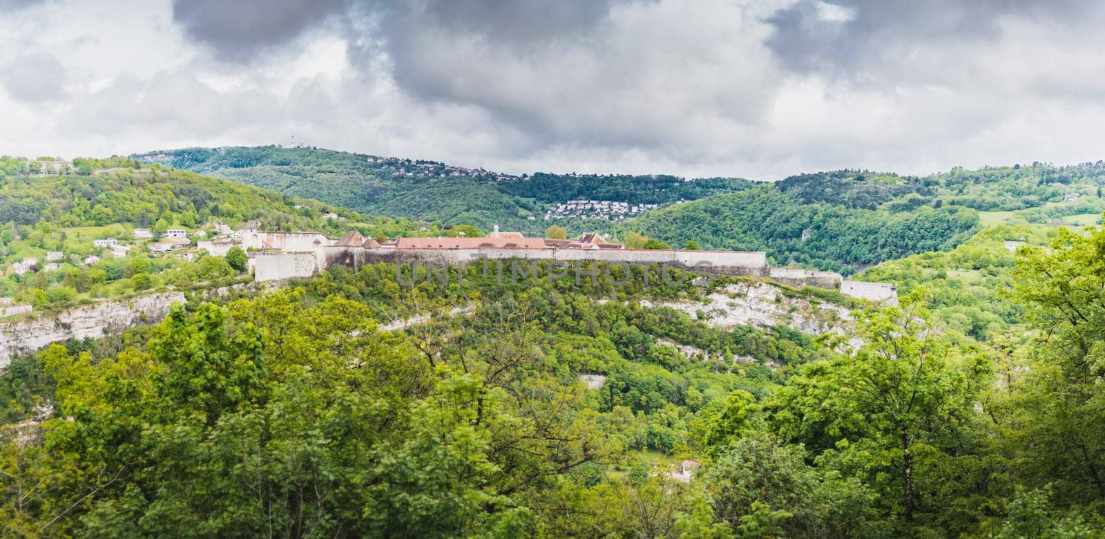 Besançon city center and its citadel prefecture of Doubs in France