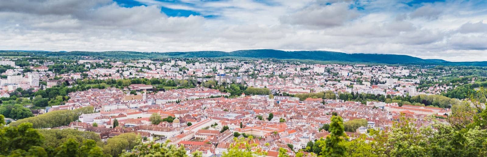 Besançon city center and its citadel prefecture of Doubs in France