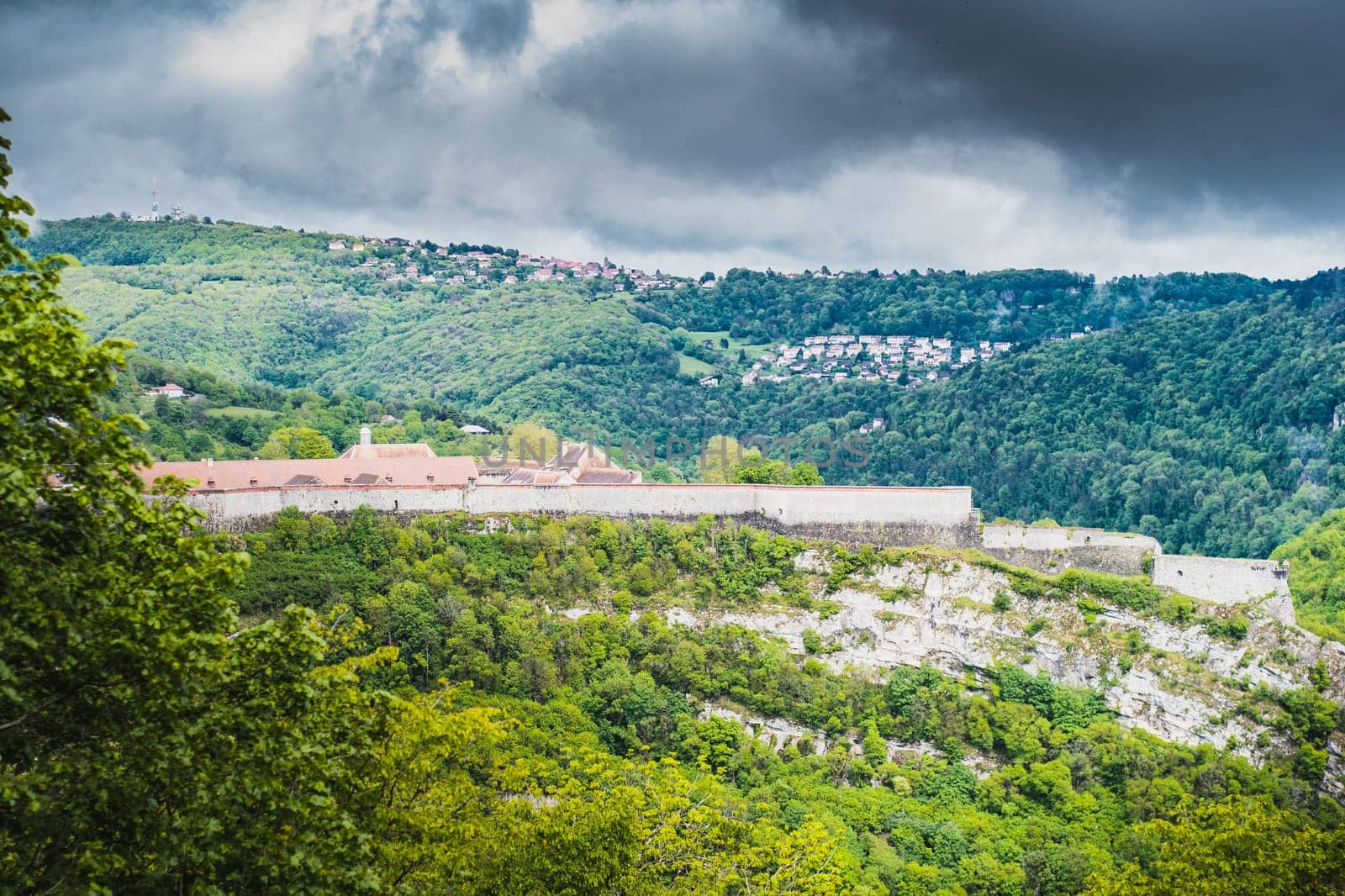 Besançon city center and its citadel prefecture of Doubs in France