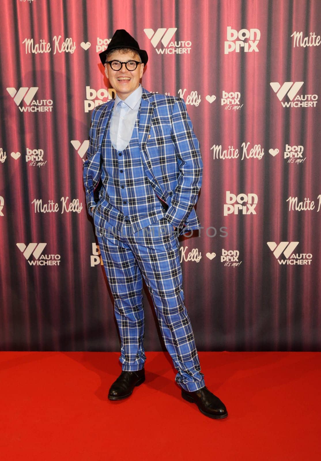 Rolf Scheider at the Bon Prix fashion show in Hamburg
