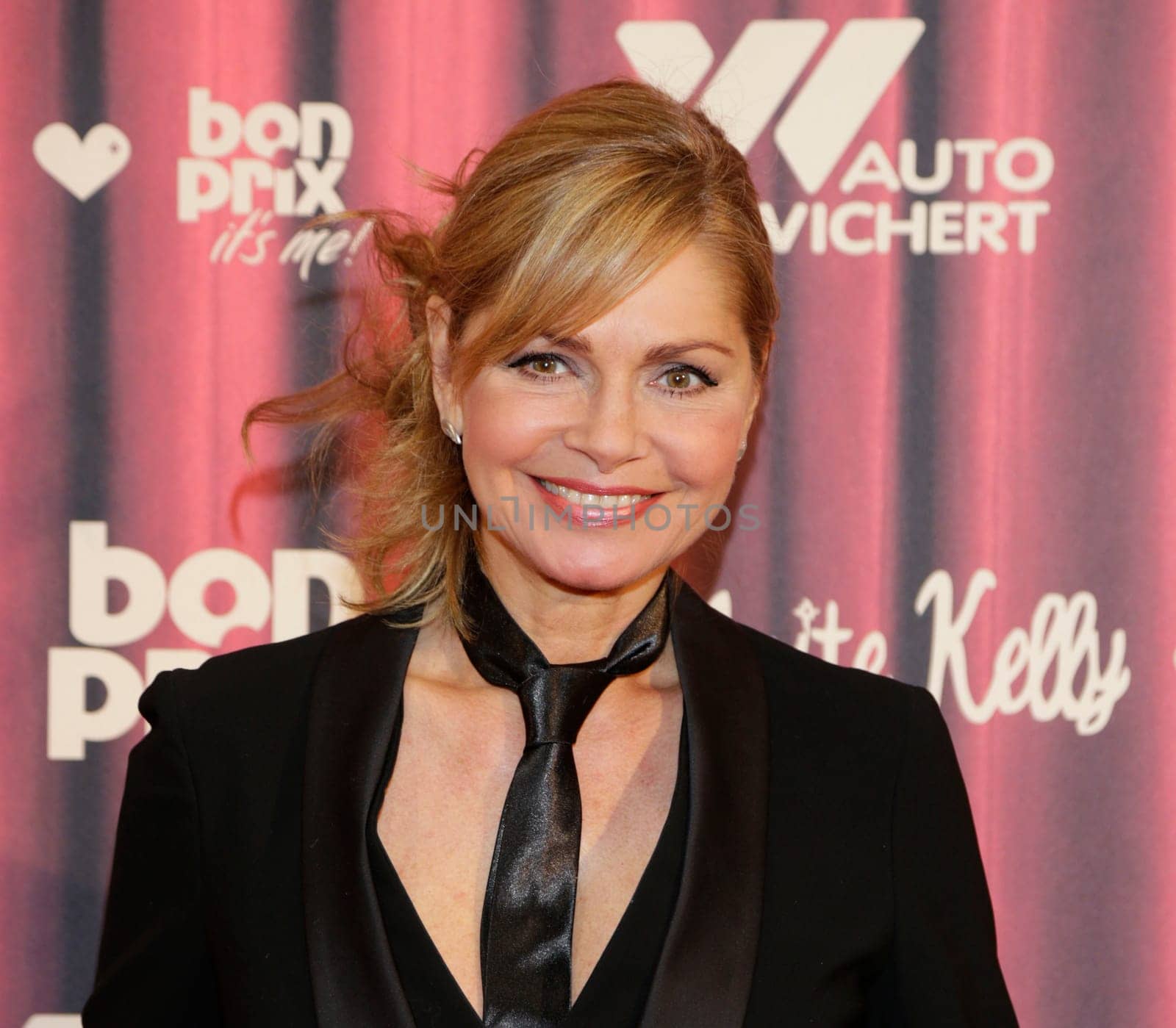 Maren Gilzer at the Bon Prix fashion show in Hamburg