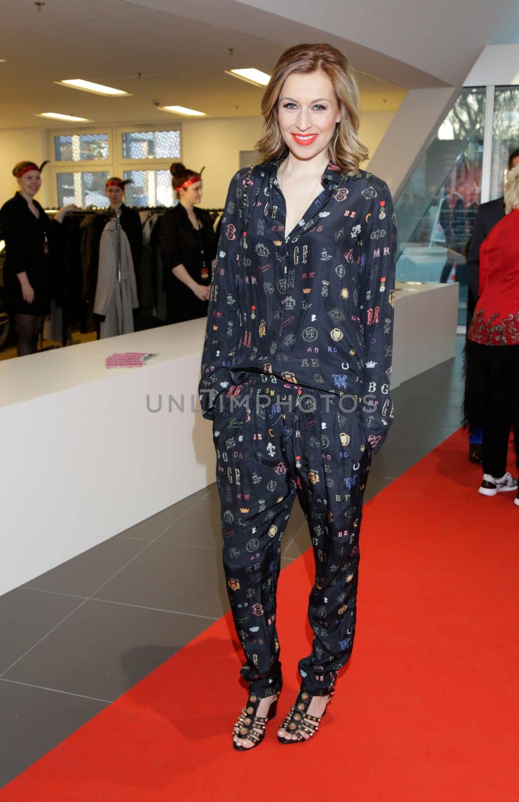 Verena Kerth bei der Bon Prix Modenschau in Hamburg
