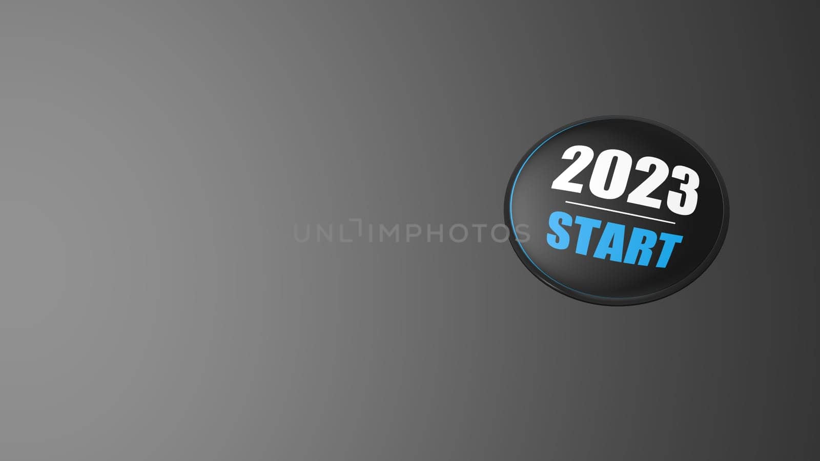3d rendering of 2023 year start BTN