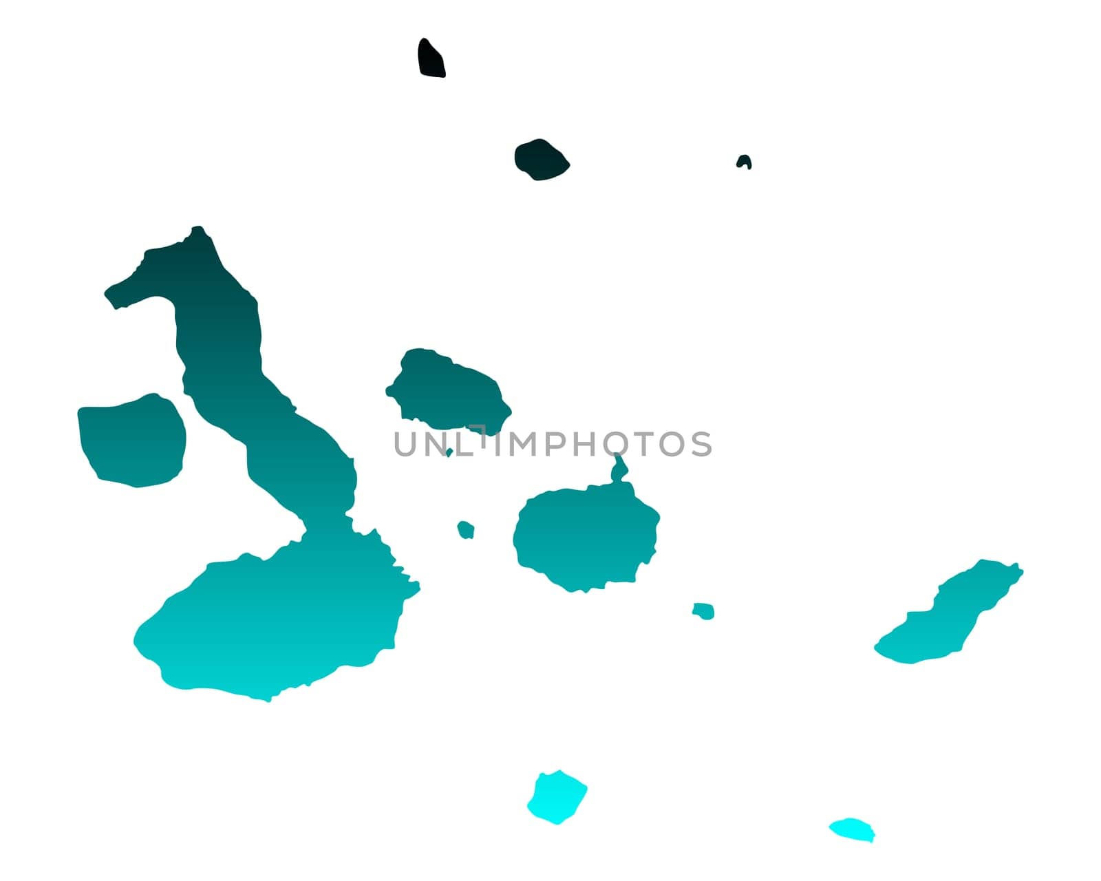 Map of Galapagos Islands