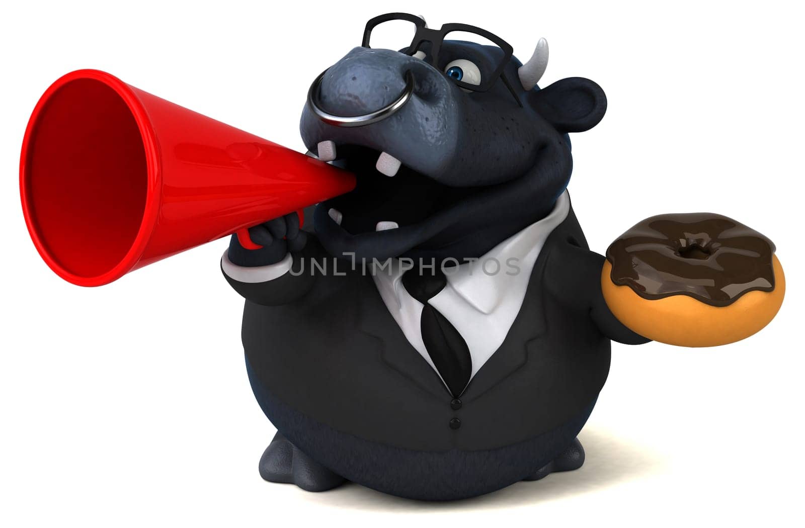 Black bull - 3D Illustration