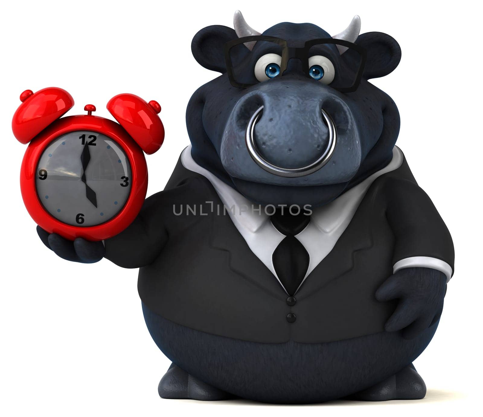 Black bull - 3D Illustration