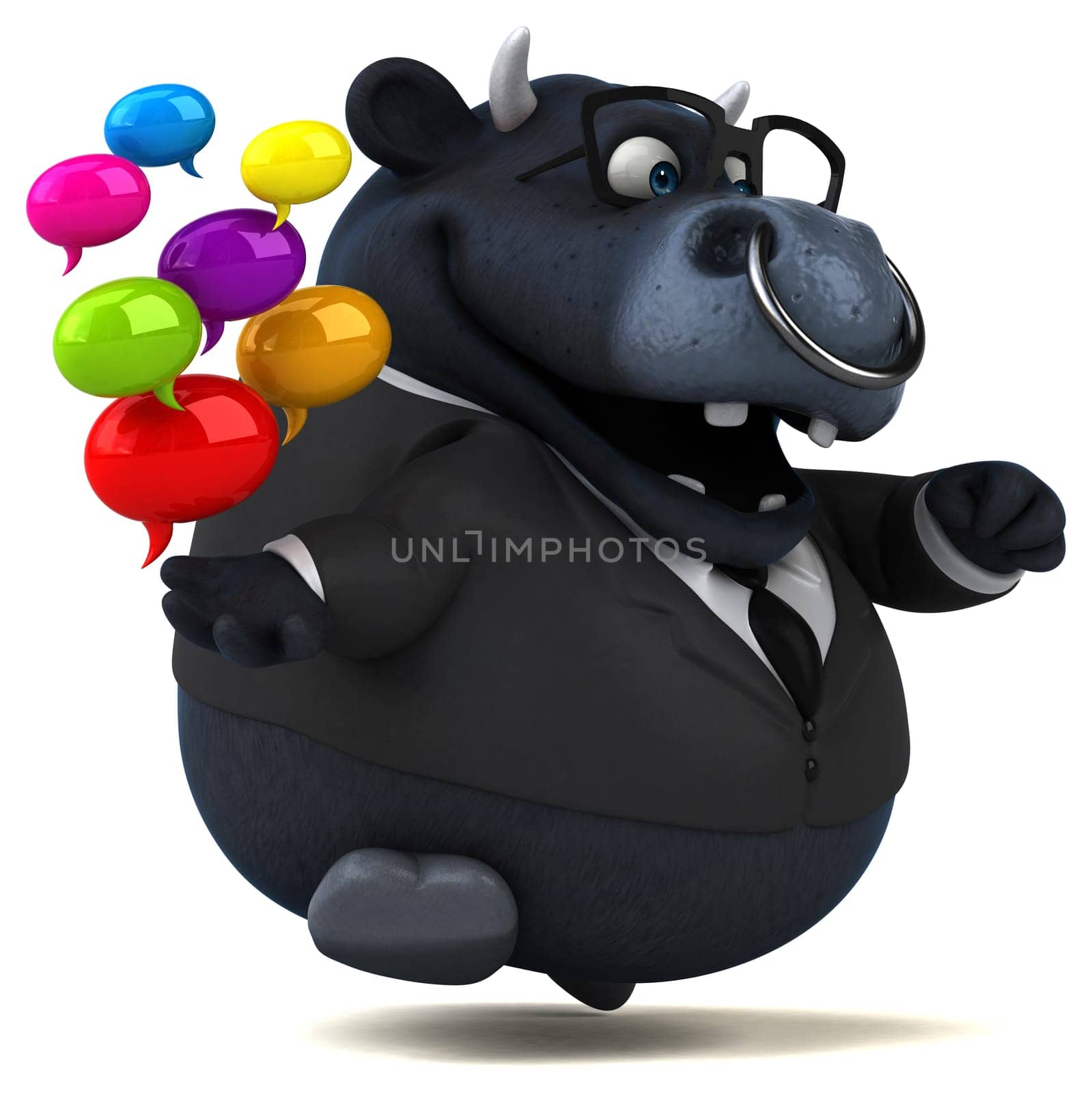 Black bull - 3D Illustration