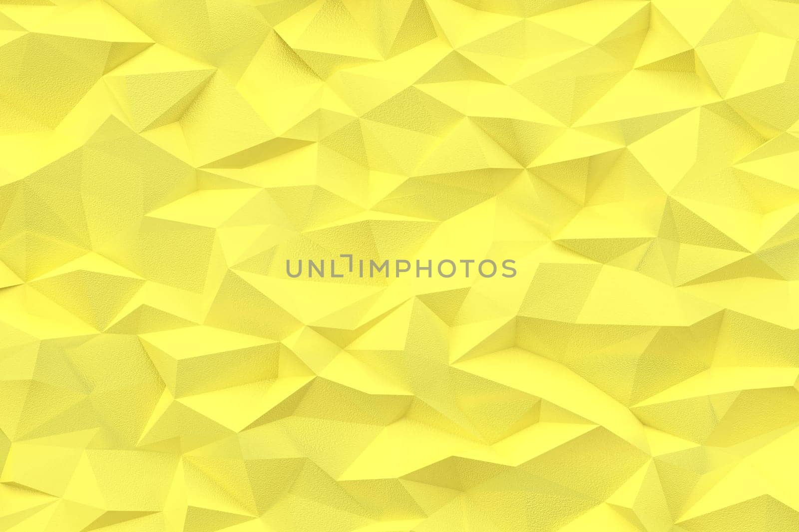 Abstract triangles low poly facet background, 3d render illustration