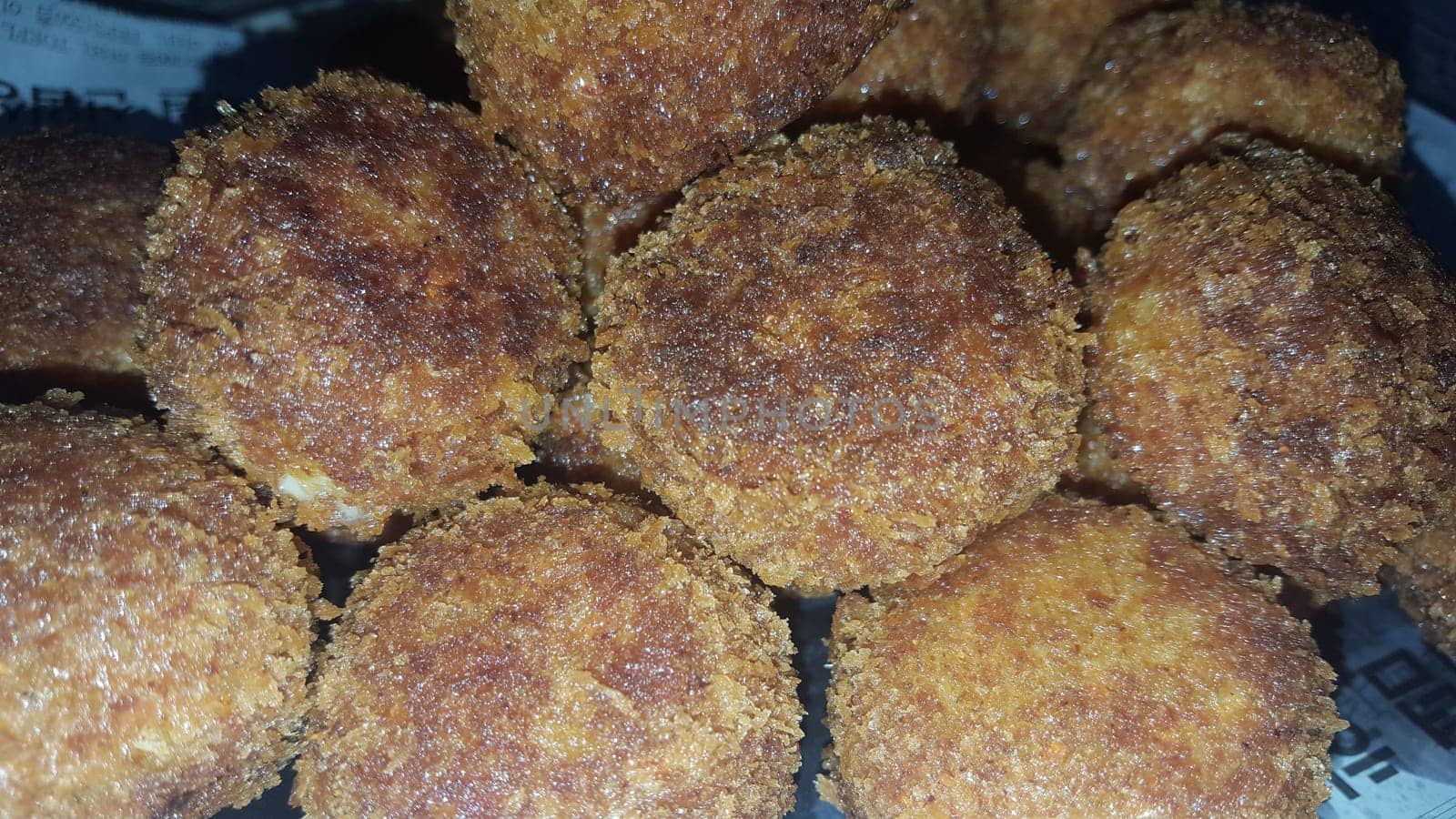 Closeup view of fried pizza bomb or pizza balls. Pizza bombs are delicious and tasty altered form of pizza.