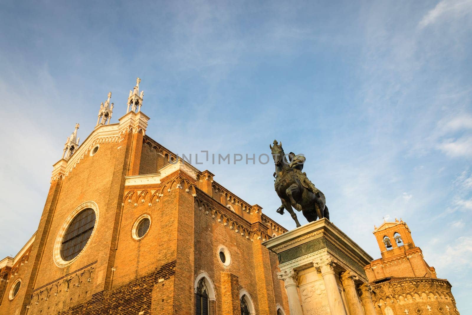 The Renaissance Basilica of Saints Giovanni and Paolo in Venice, Italy