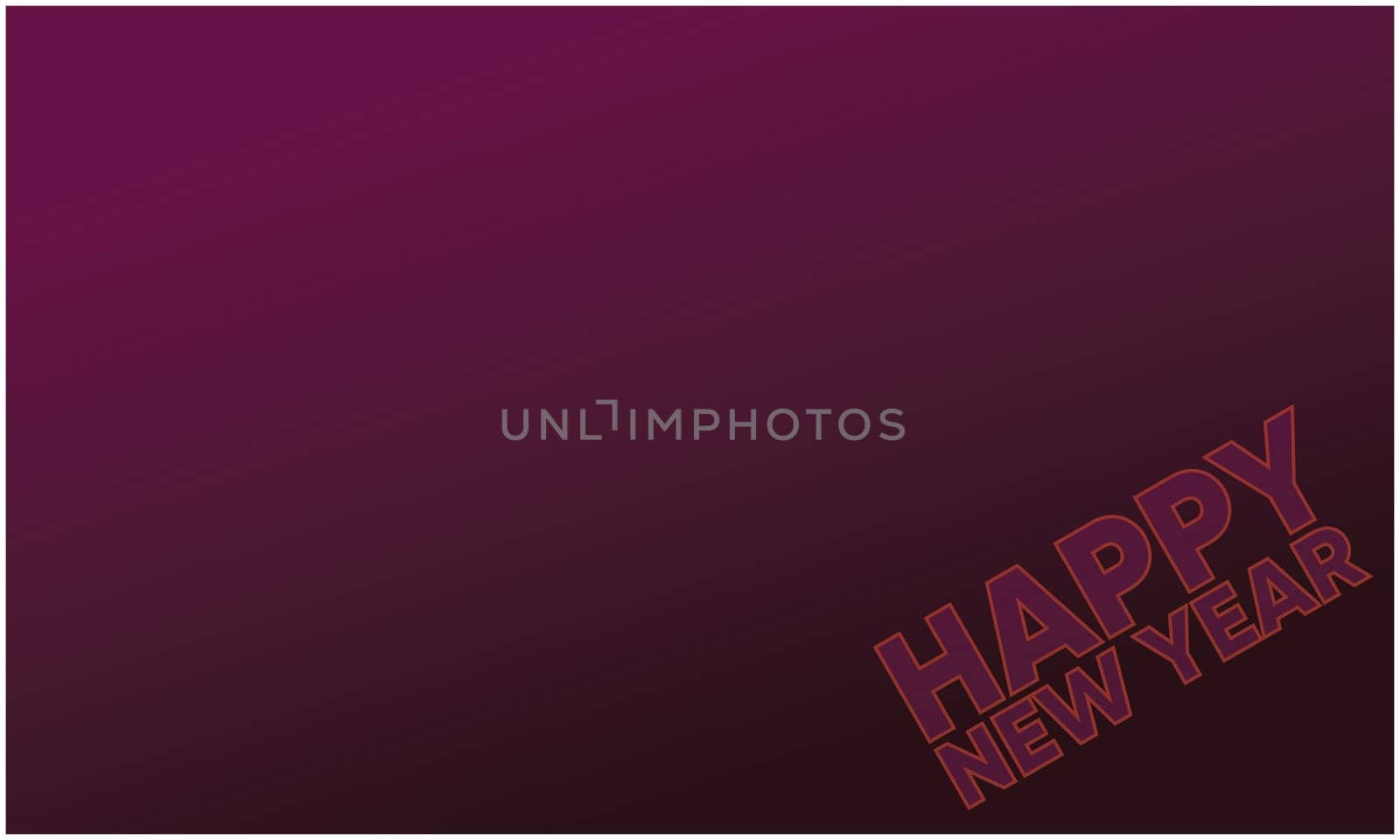 Happy New Year text effect on abstract dark Background