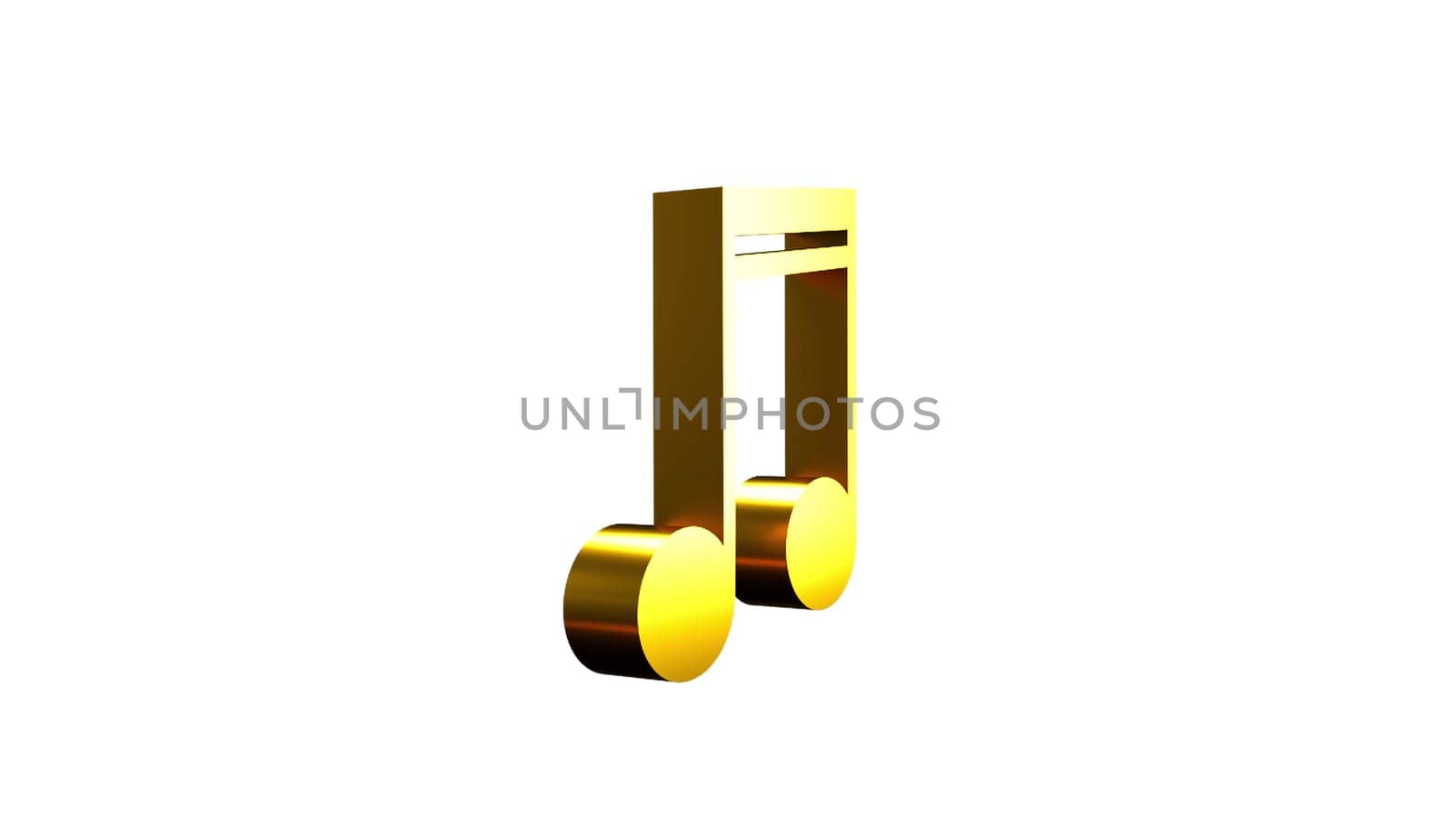 Bright artistic element of melodic 3d render design. Classic soundtrack with realistic textured shape. Sign for creative modern audio with high and low frequencies.
