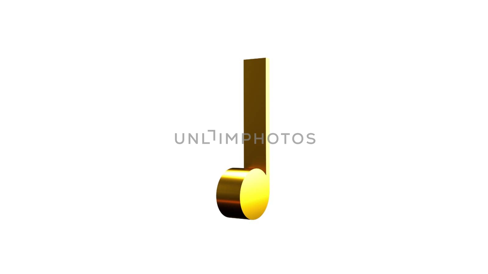 Bright artistic element of melodic 3d render design. Classic soundtrack with realistic textured shape. Sign for creative modern audio with high and low frequencies.