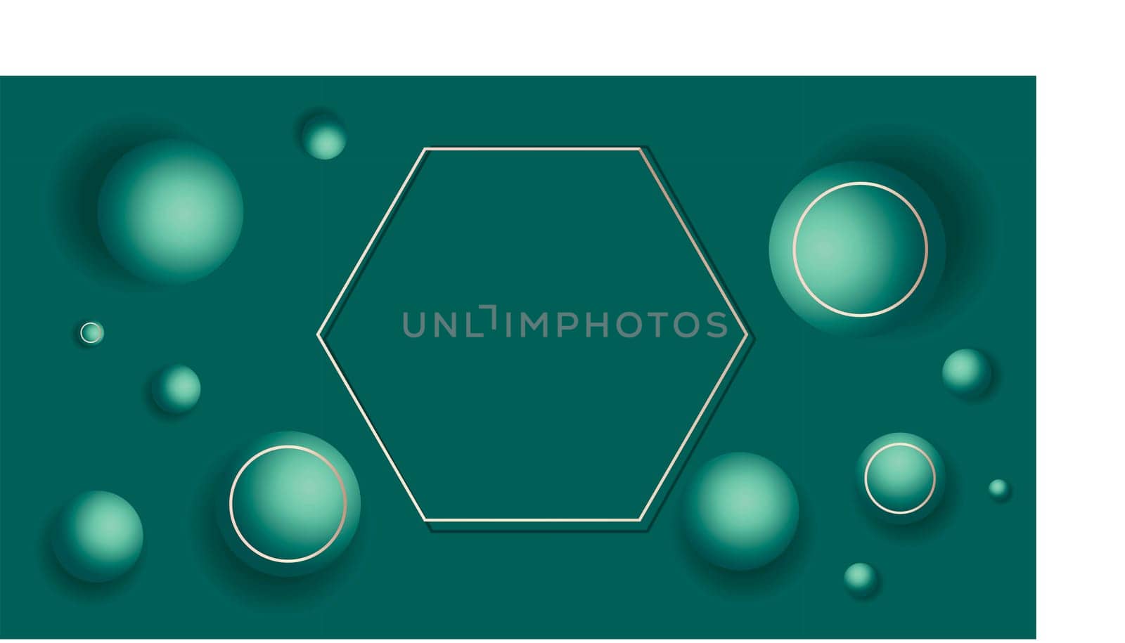 background for advertising. turquoise. The color of the sea wave. Hexagons. Fashion trend background