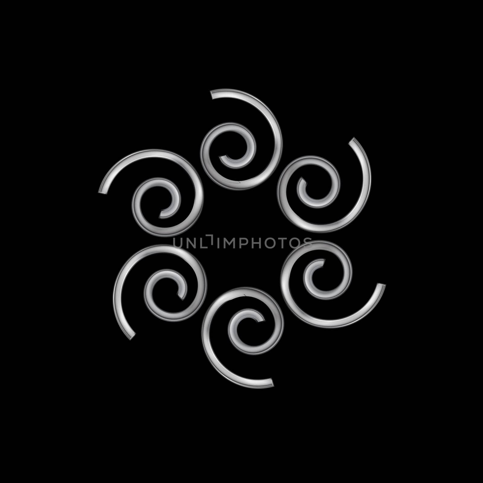 Metallic logo element. Vector business background